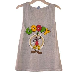 Disney Goofy Kids Tank Top - Gray with Colorful Print
